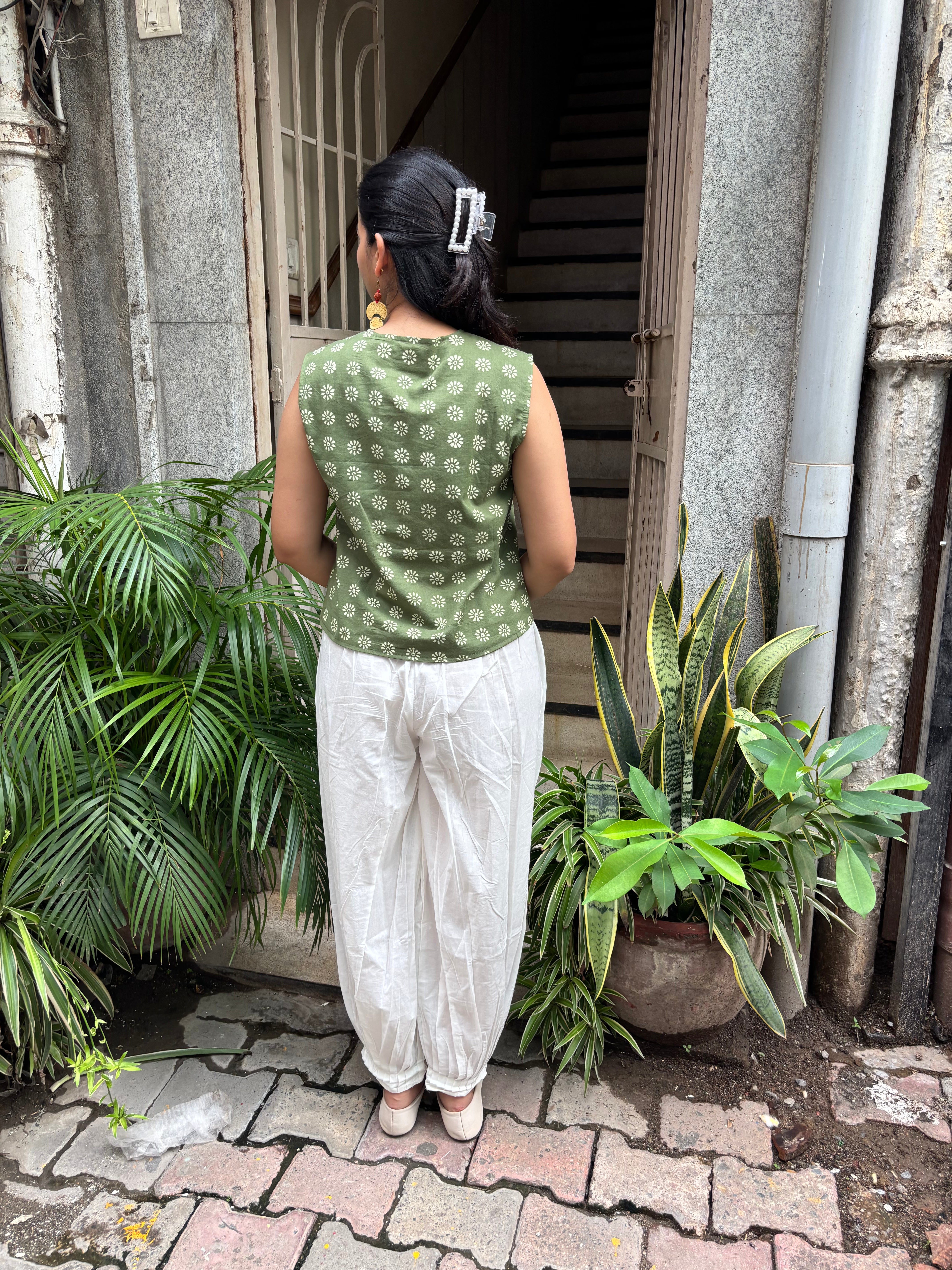 Viara Hand Block Printed Cotton Koti