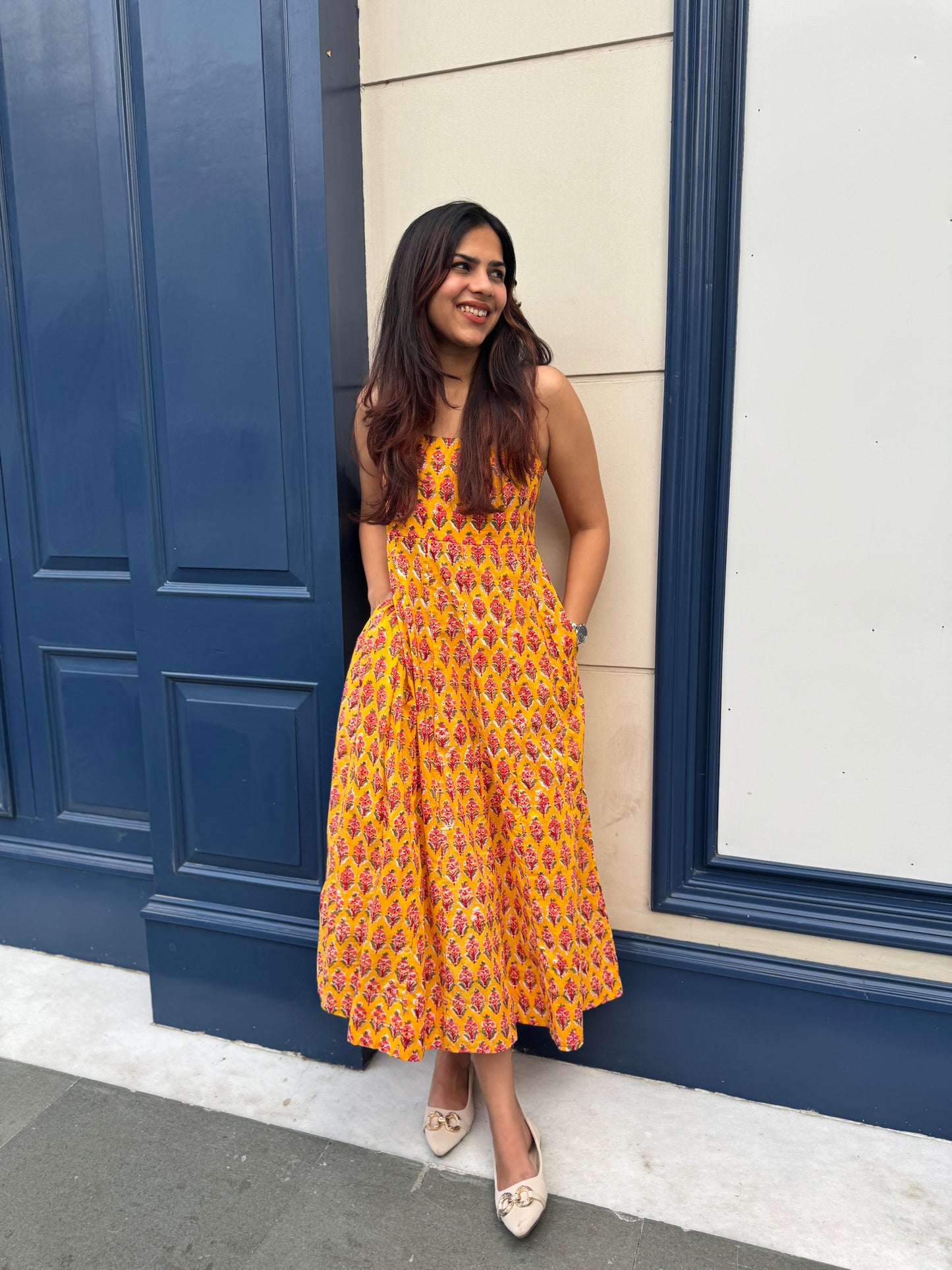 Aavya Spaghetti Dress