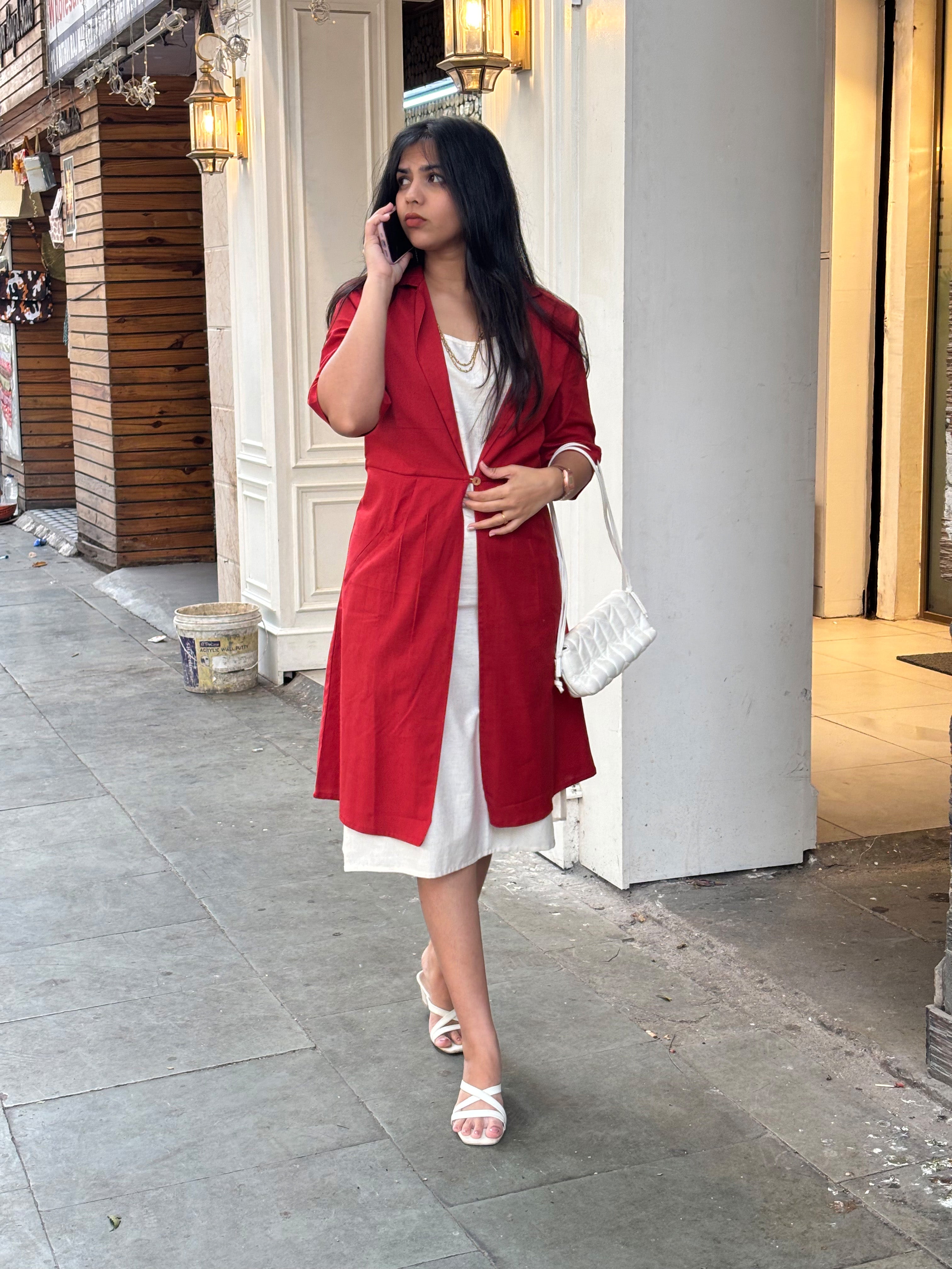 Akrita Organic Cotton Double Layer Dress