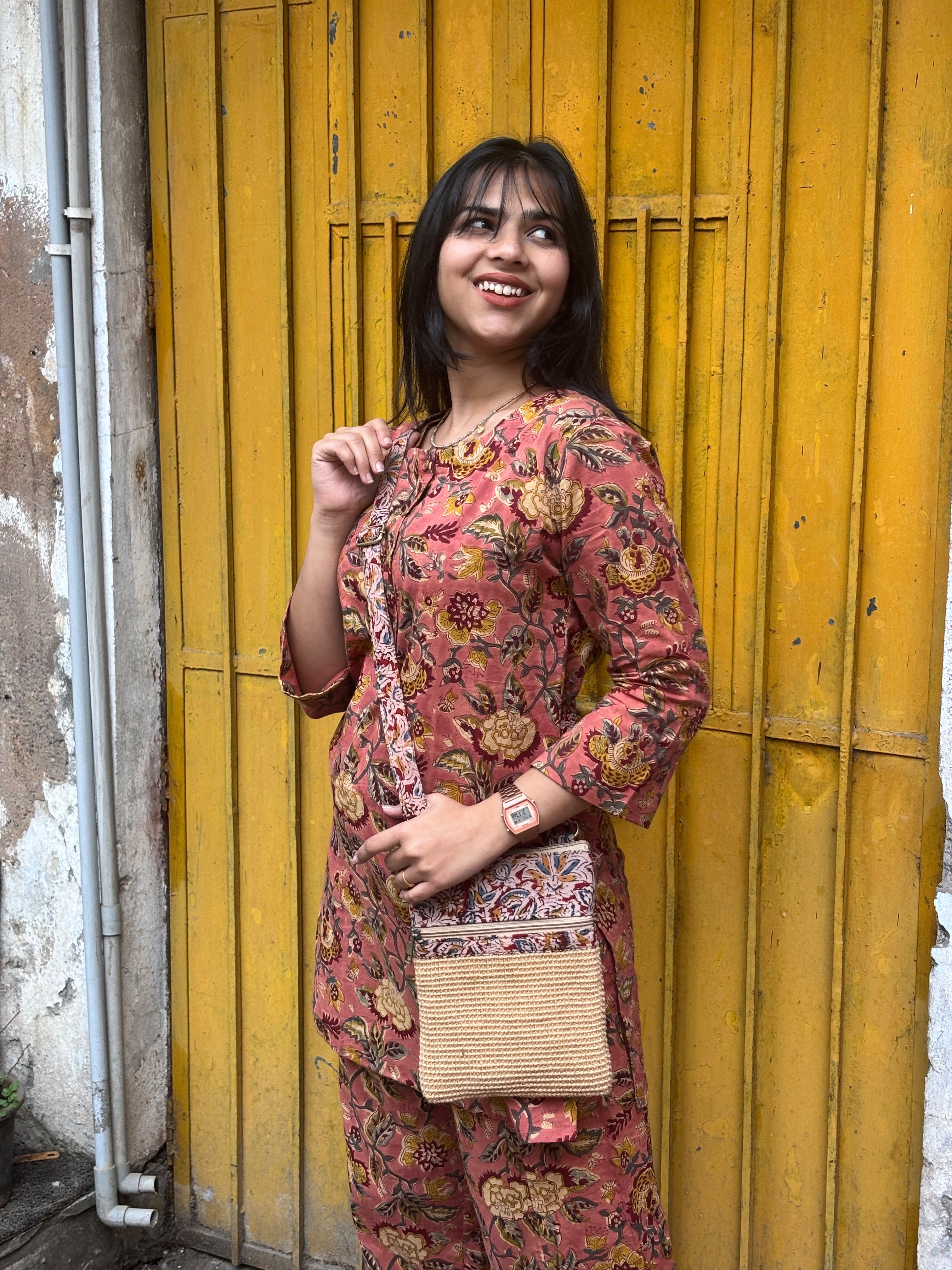 Miraya Hand Block Print Cotton Co-ord Set