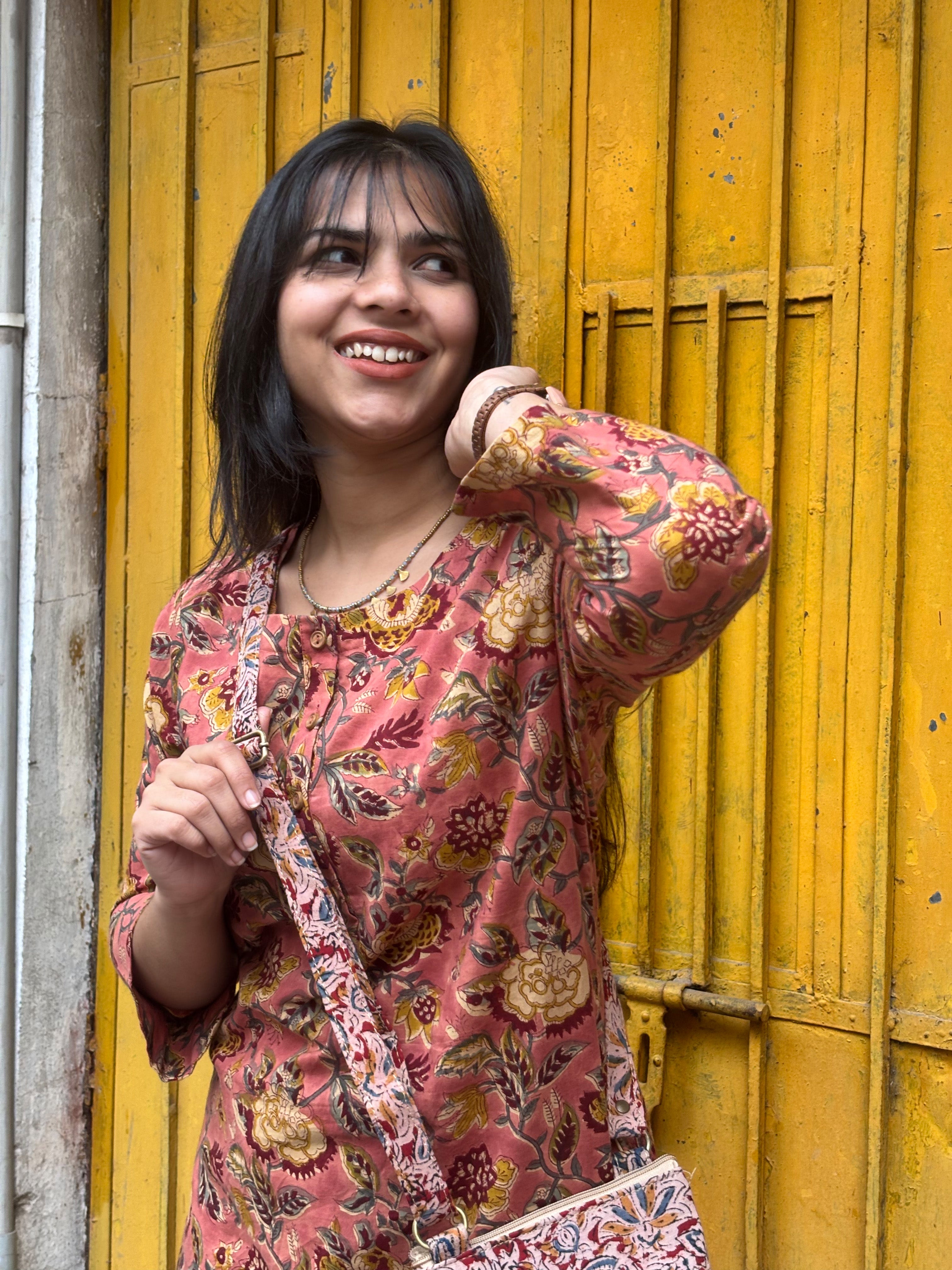 Miraya Hand Block Print Cotton Co-ord Set