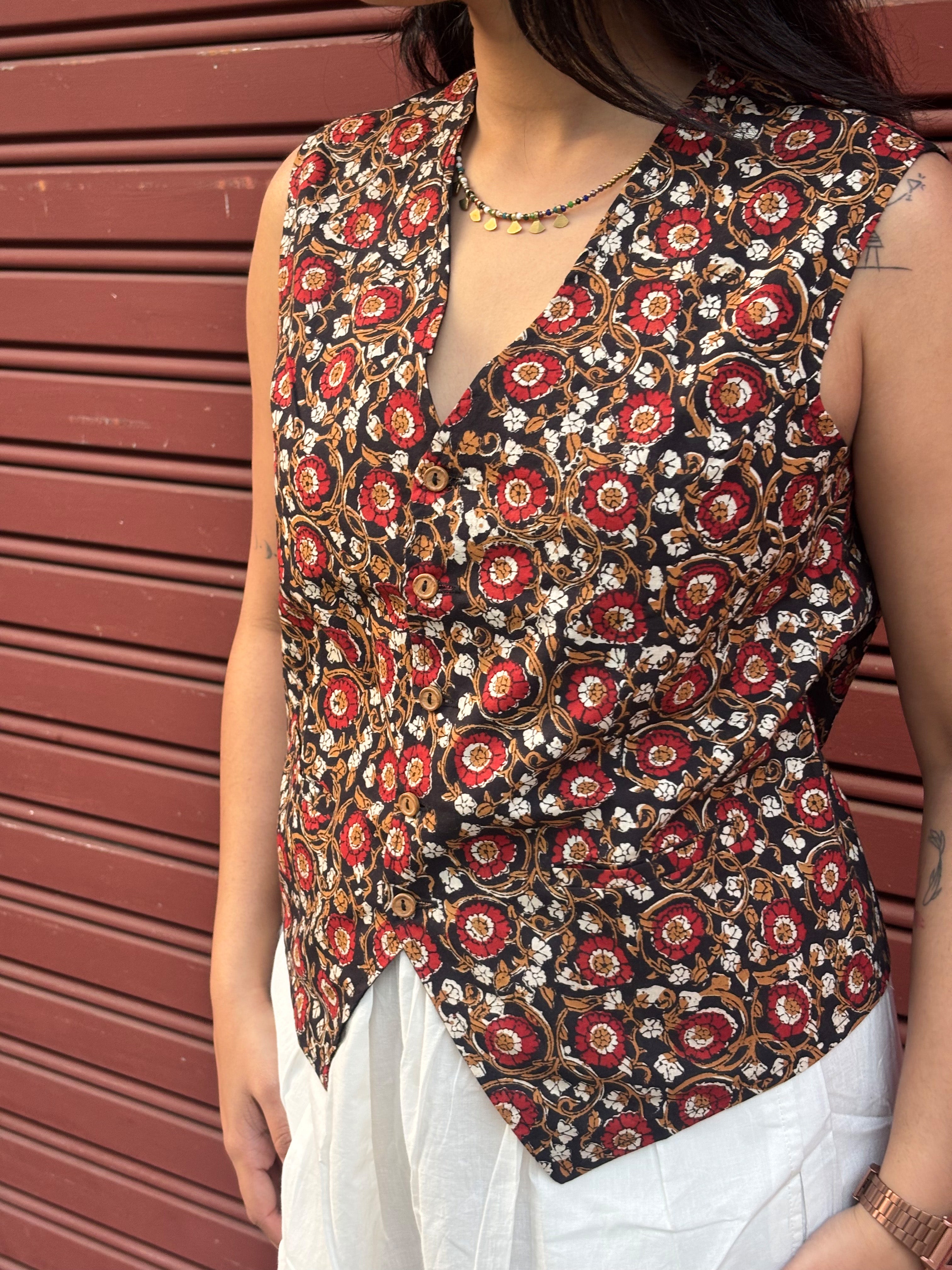 Malika Hand Block Print Cotton Koti