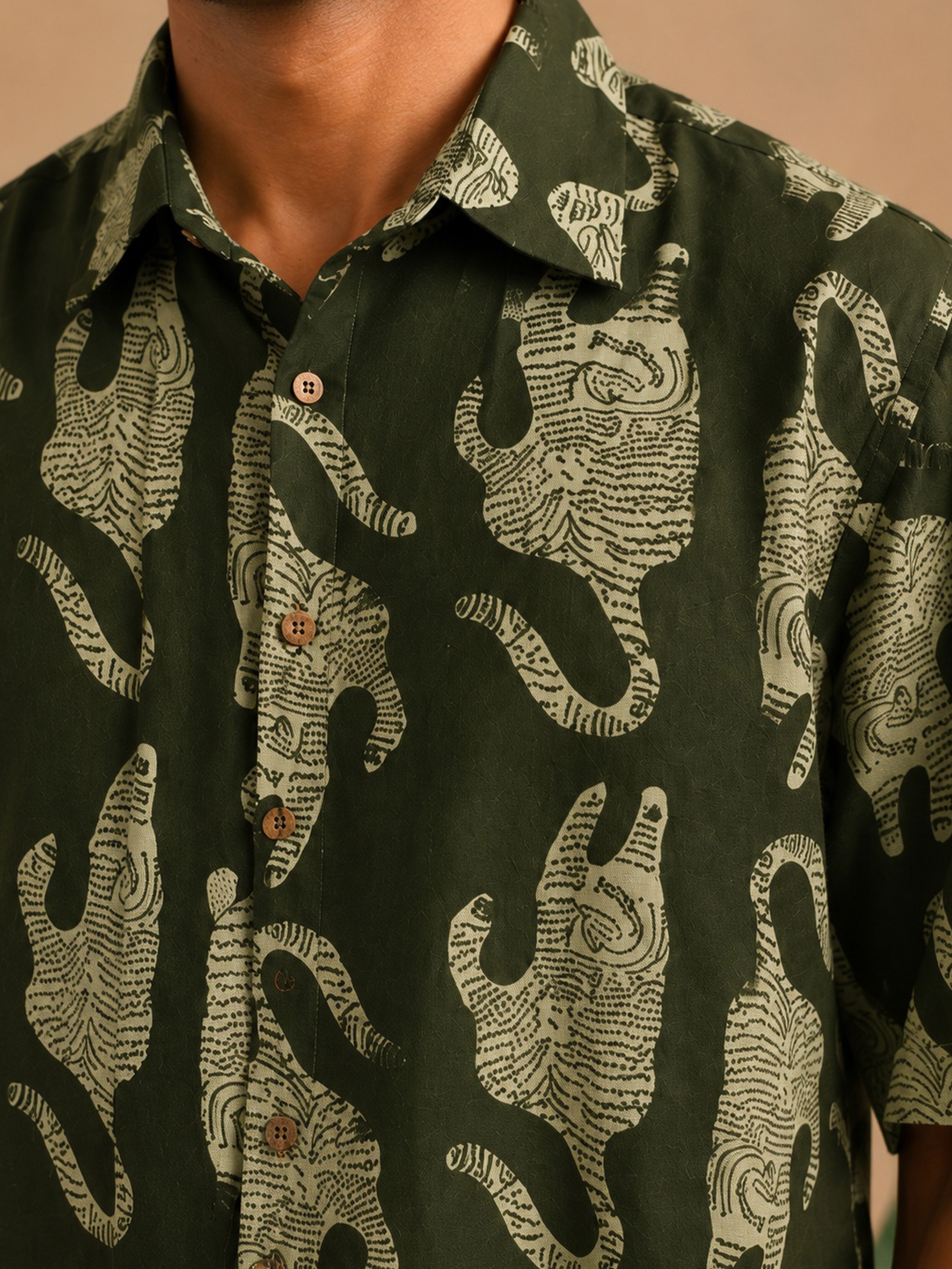Bagh Hand Block Print Cotton Men Shirt