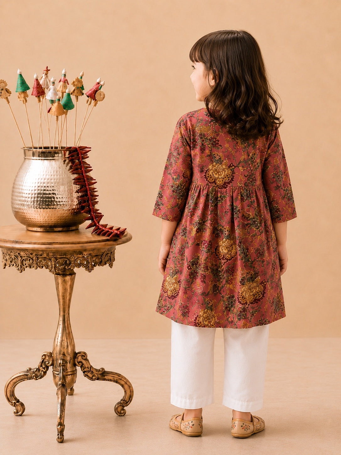 TOJ Cotton Girls Kurta