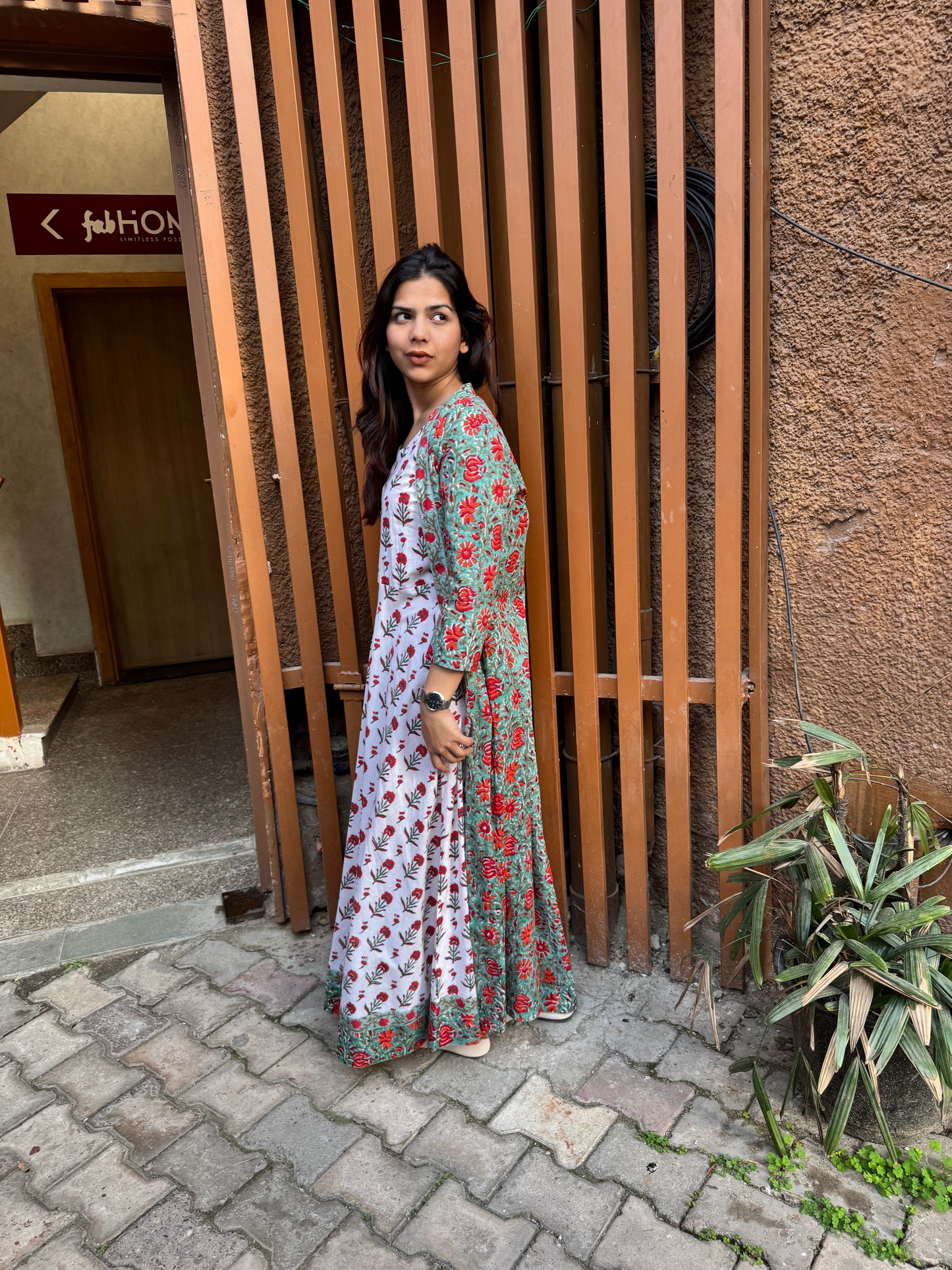 Adhira Long Double Layer Dress