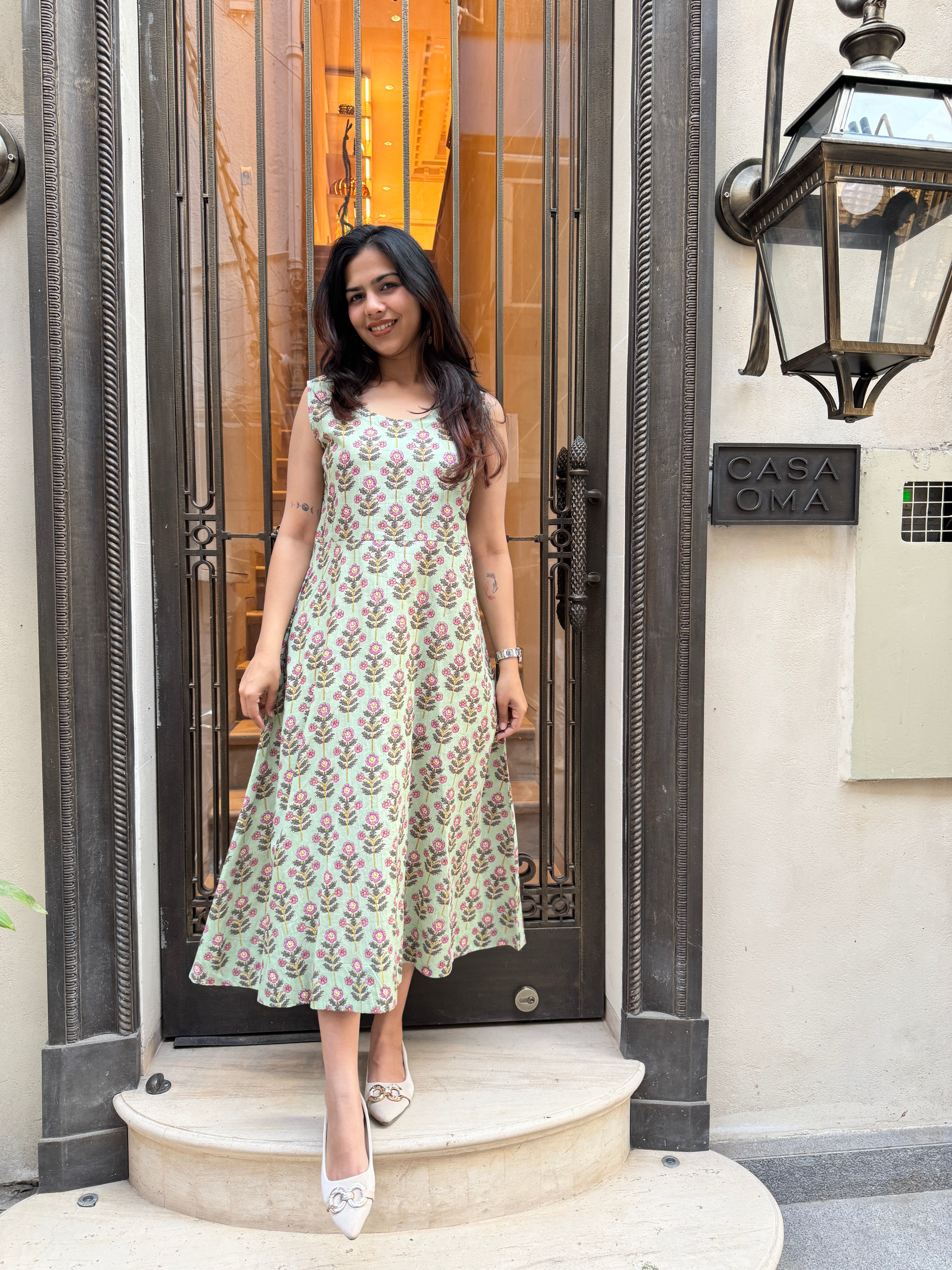 Aarohi Short Double Layer Dress