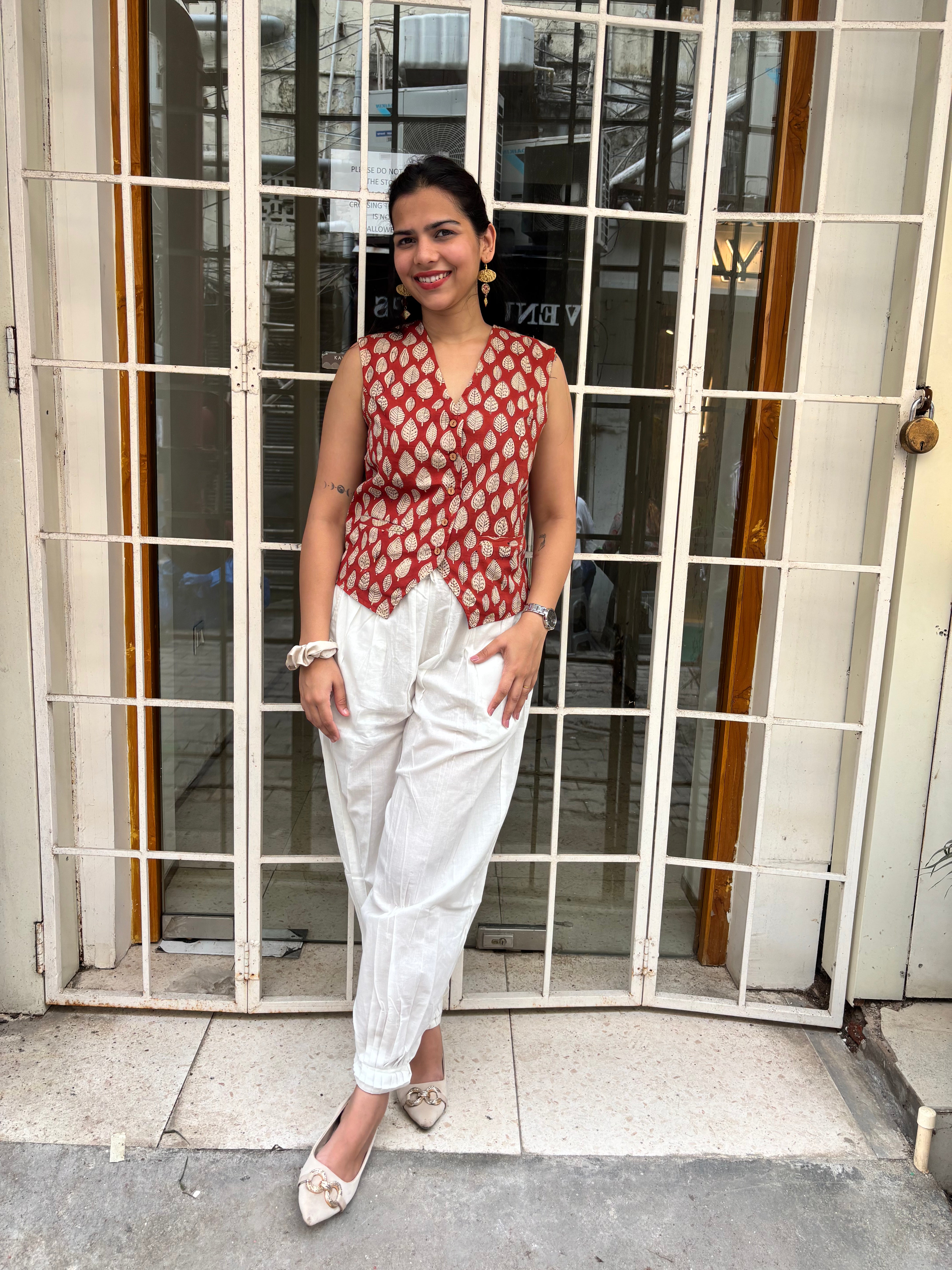 Patra Bagru Hand Block Print Cotton Koti