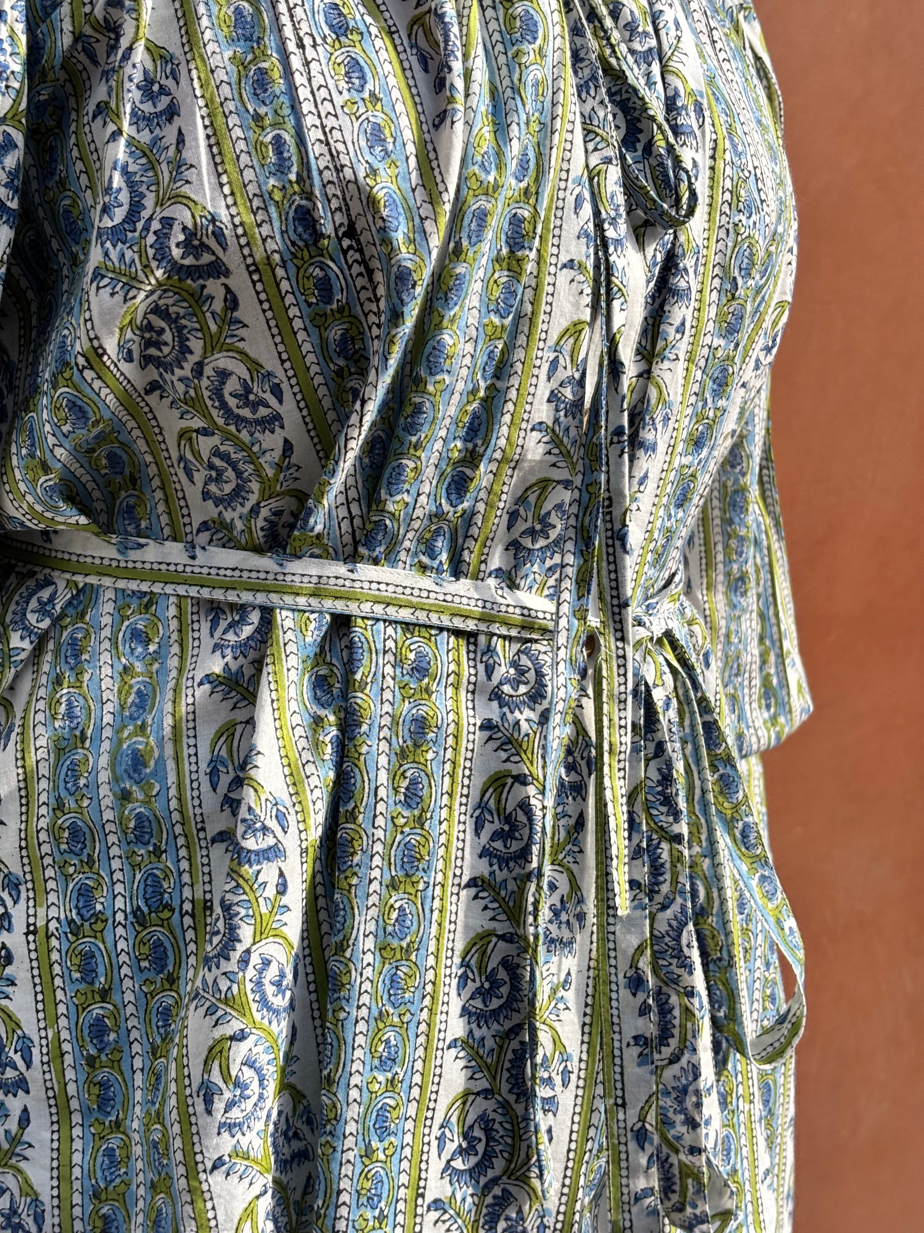 Vatika Hand Block Print Cotton Top