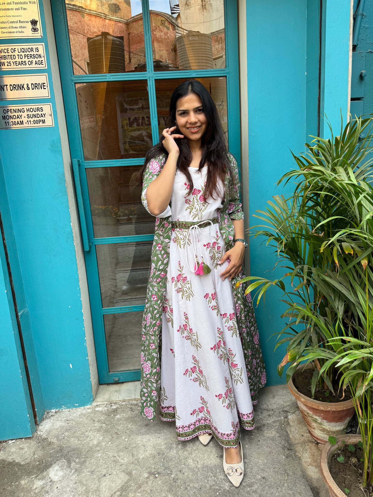 Vanya Long Double Layer Dress