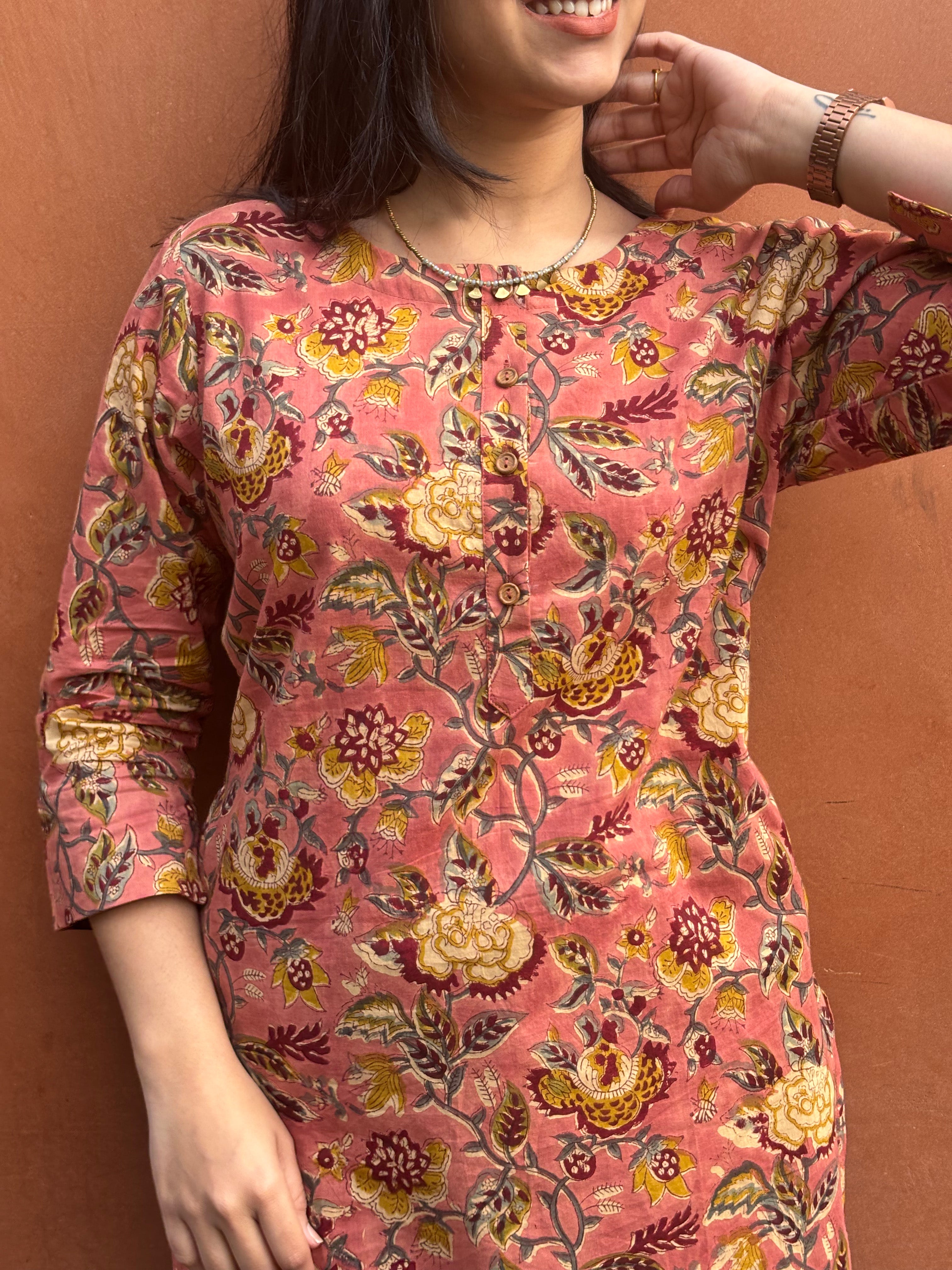 Miraya Hand Block Print Cotton Co-ord Set