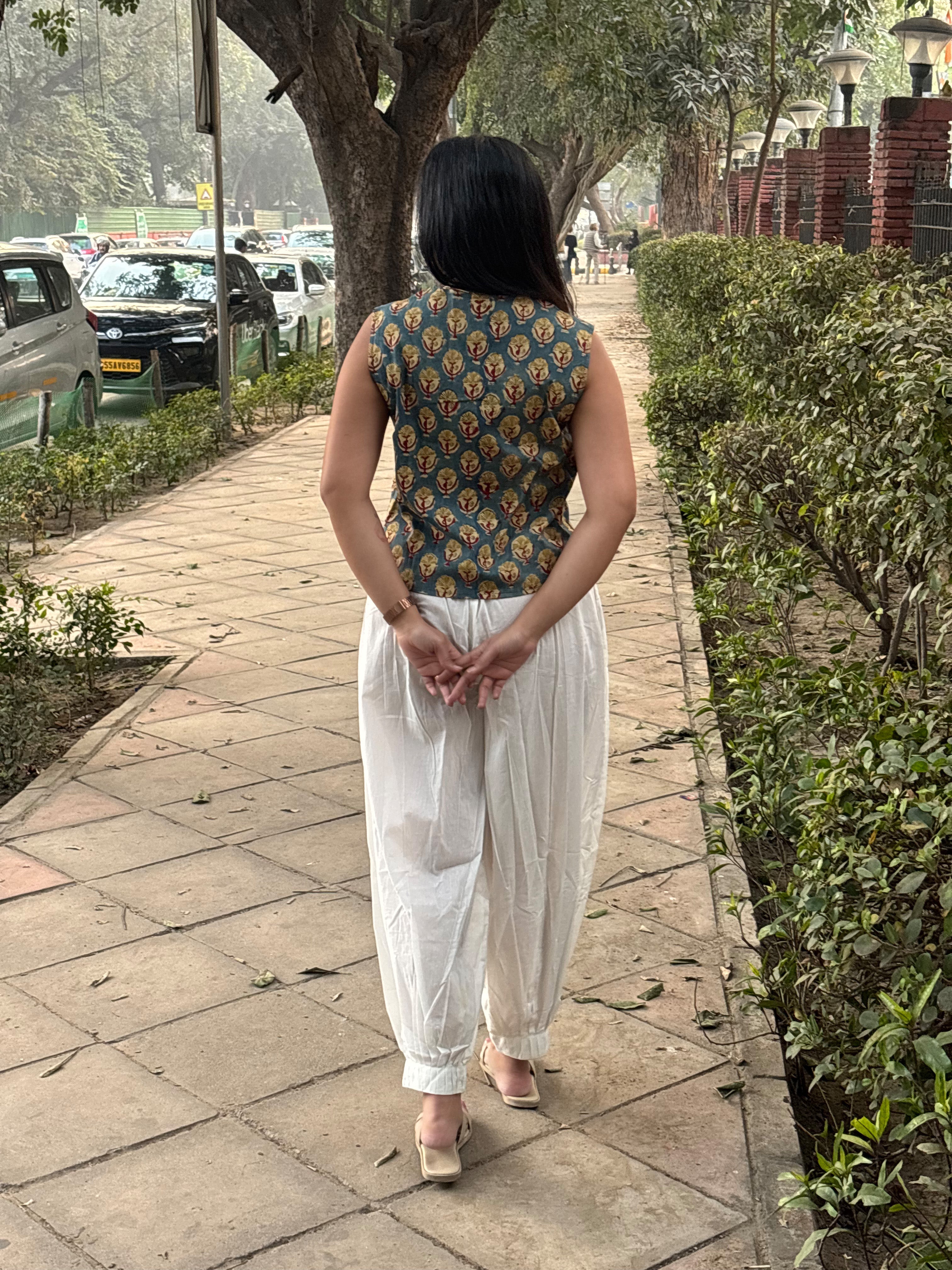 Mishti Bagru Hand Block Print Cotton Koti
