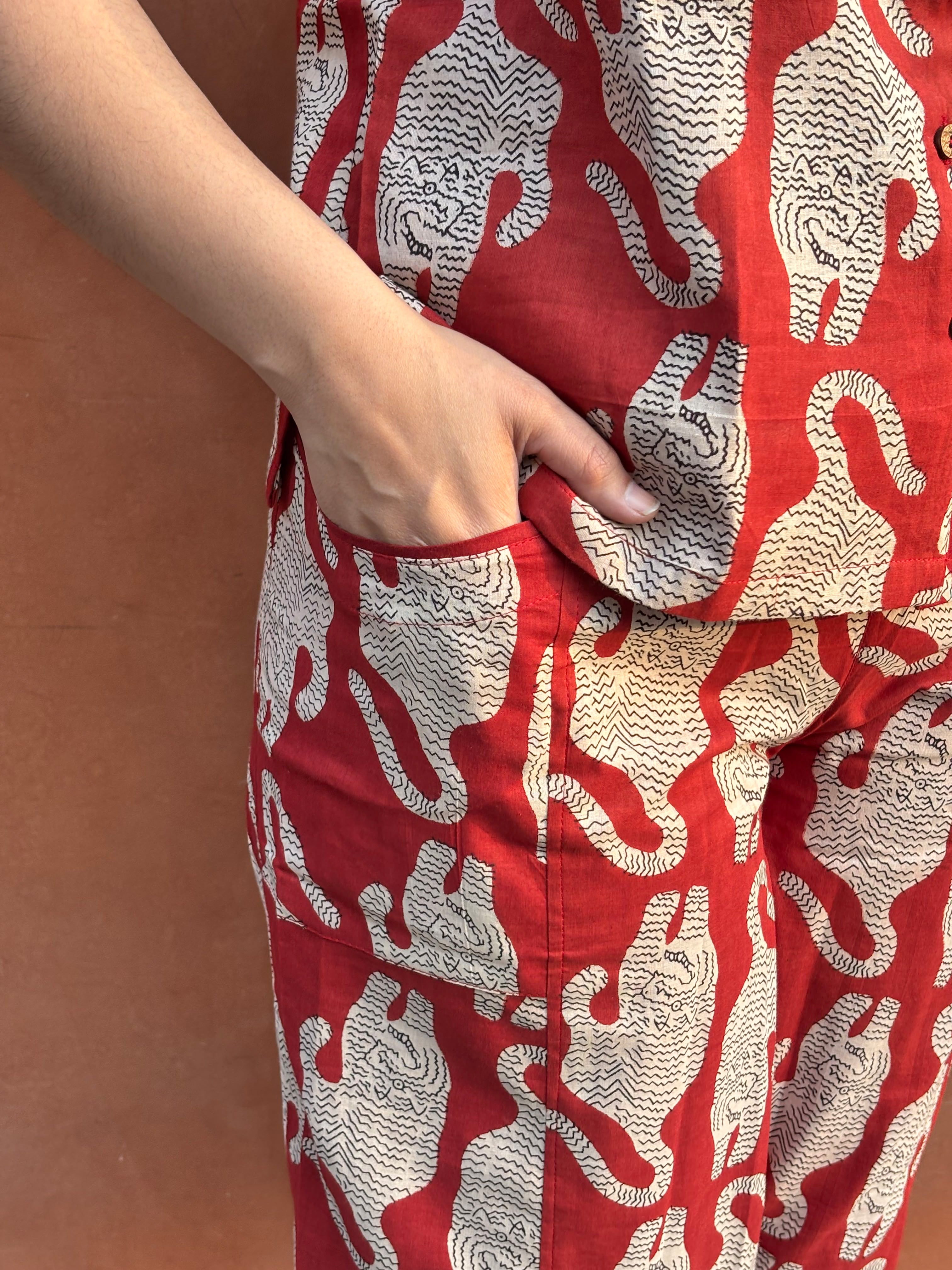 Bagh 2 Pc Cotton Mulmul Co-ord Set