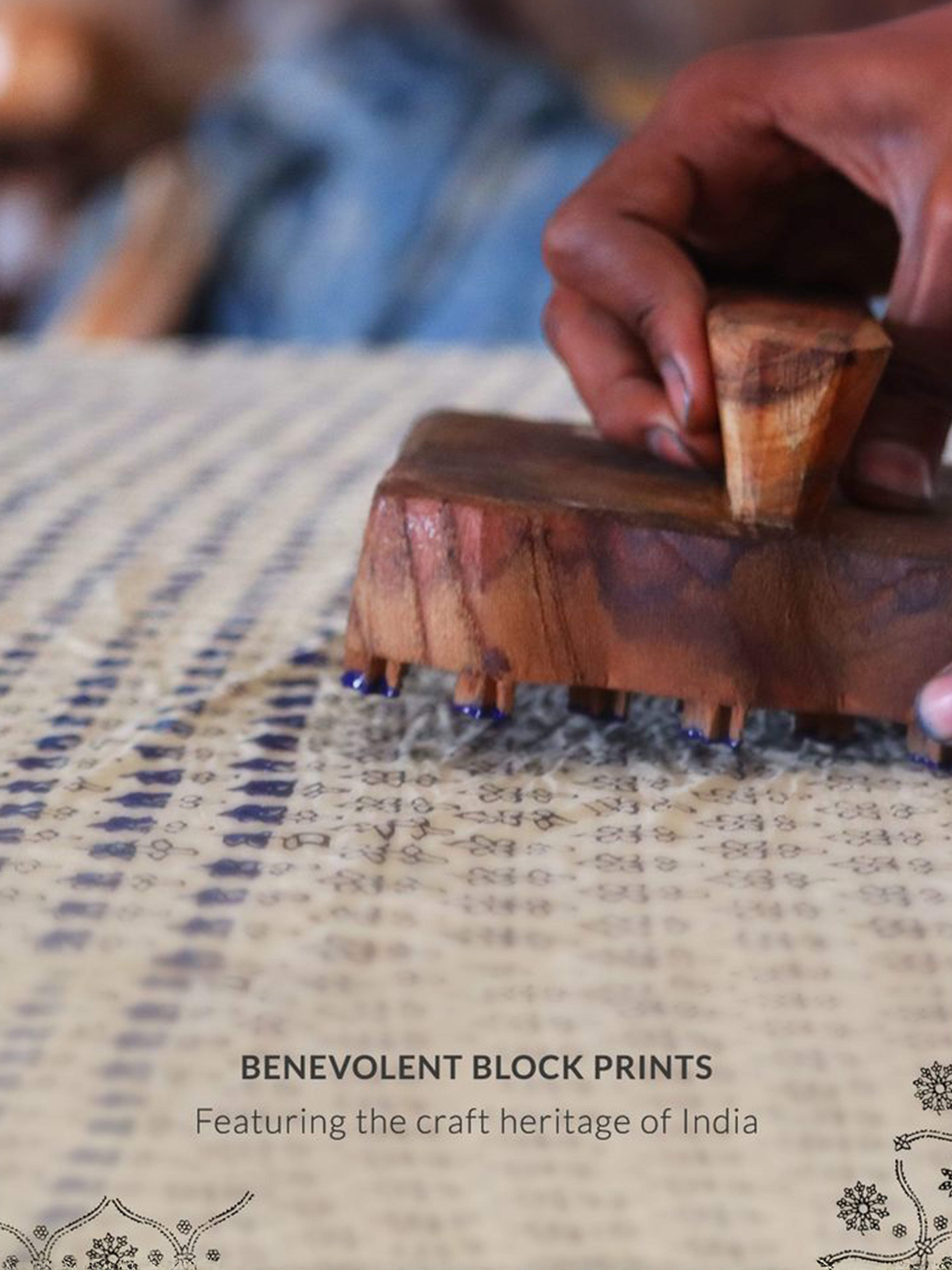 Kanak Bagru Block Print Cotton Short Double Layer Dress