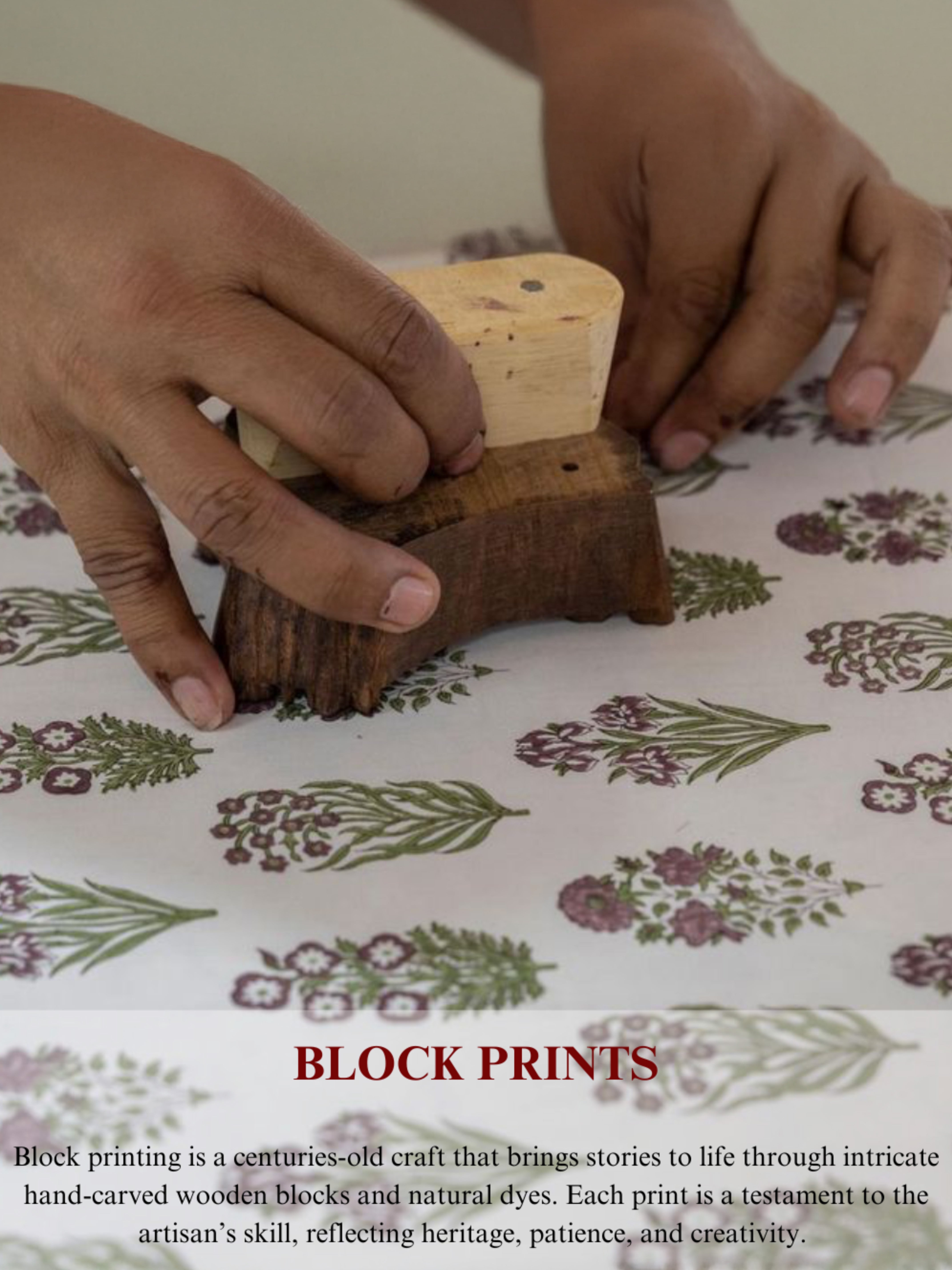 Tula Hand Block Printed Cotton Halter Neck Dress