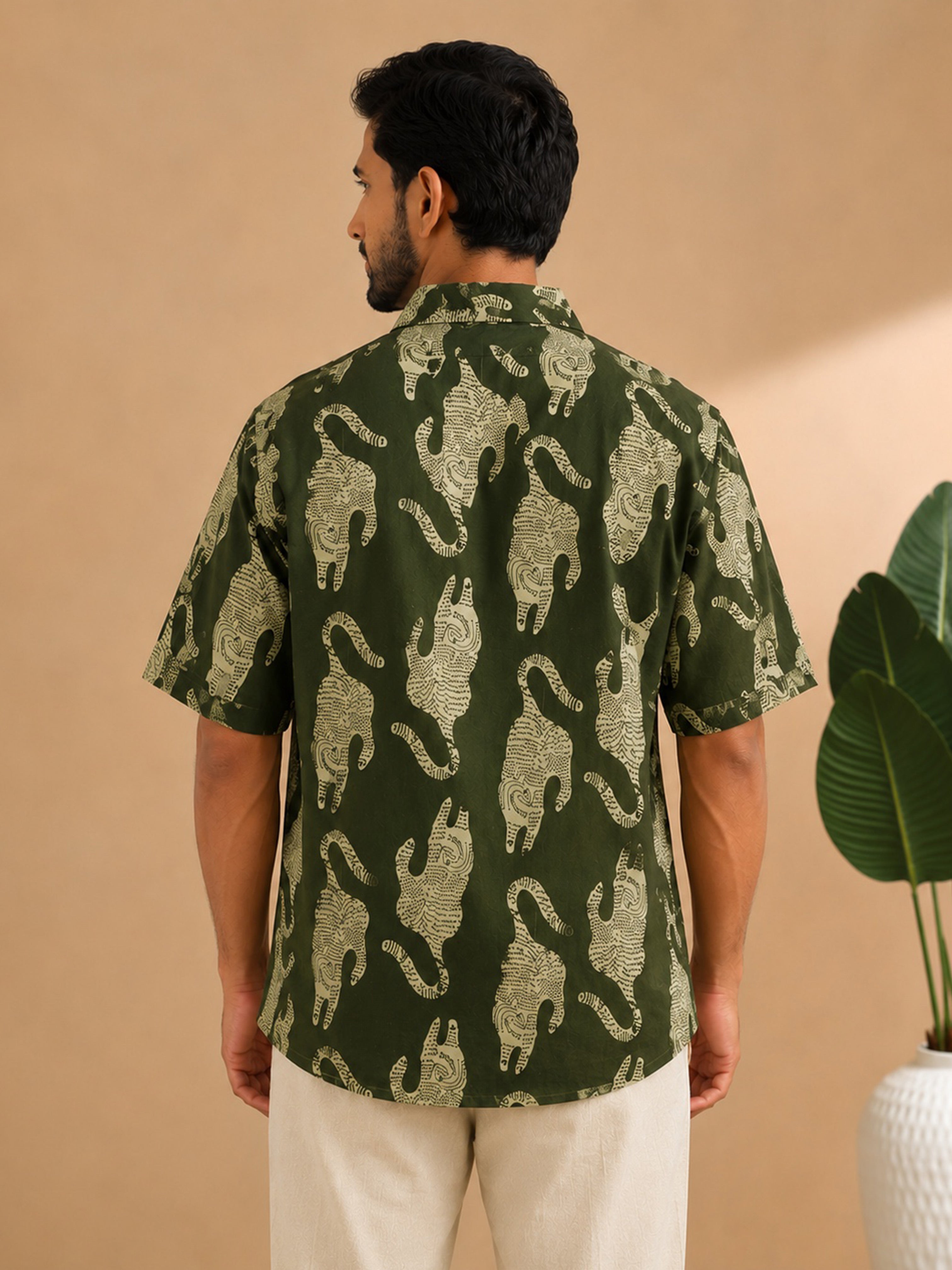Bagh Hand Block Print Cotton Men Shirt